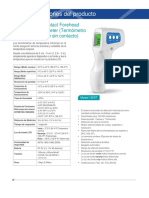 Anexo G Ficha Técnica Termómetro Infrarrojo