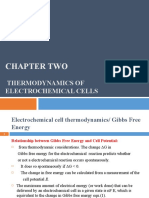 Chapter Two: Thermodynamics of Electrochemical Cells