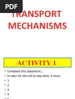 Transport Mechanism