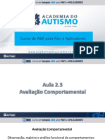 Curso de ABA para Pais e Aplicadores