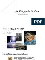 Teorías Del Origen de La Vida