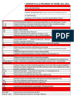 2021-2022 Mchs Fccla Program of Work