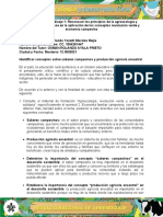 Evidencia Cuadro Comparativo Identificar Conceptos Saberes Campesinos Produccion Agricola Ancestral