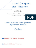 Mastering Divide-and-Conquer with the Master Theorem