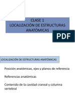 CLASE 1 DE LOS TÉCNICOS. Planos y Referencias Anatómicas