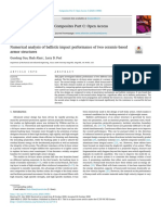 Numerical Analysis of Ballistic Impact Performance of Two Ceramic-Based Armor Structures