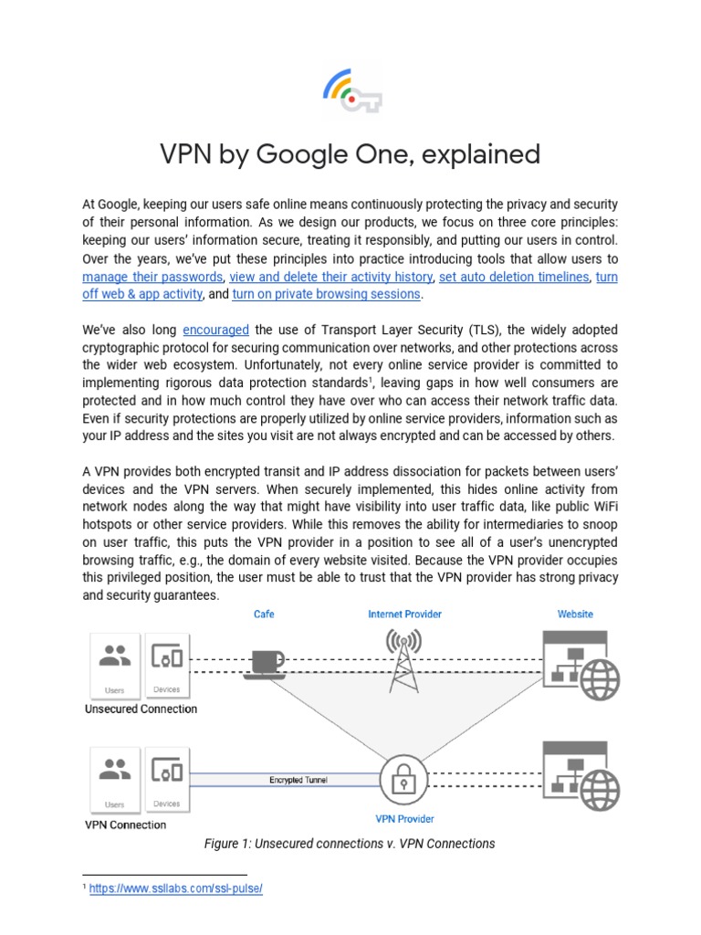 Google One VPN: Privacy Explained | PDF | Virtual Private Network ...