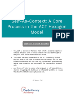 PDF - Self-As-Context A Core Process in The ACT Hexagon Model