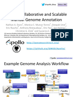 Apollo: Collaborative and Scalable Manual Genome Annotation