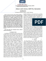 Study of Base Shear and Storey Drifts