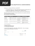 Steps To Create Invoice Using Web Service: Createinvoiceinterface