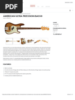 American Ultra Precision Bass® - Electric Series