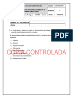 Procedimiento de Trabajo en Alturas