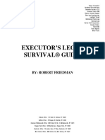 Executor'S Legal Survival® Guide: By: Robert Friedman