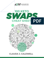 100 KETO FOOD SWAPS CHEAT SHEET
