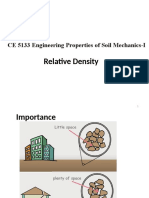 Lecture 5 - Relative Density - Ce 5133 Foundation Engineering