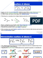 Stereoselective Reactions of Alkenes: Single Diastereoisomers Pre-Existing Stereogenic