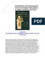 Sufi Meditation and Contemplation: Timeless Wisdom From Mughal India (PDF) by Scott Kugle, Editor, Translator, Carl Ernst