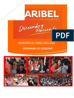 Programa de Gobierno Maribel Perafan Gallardo