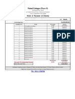 Faisal Cottages (Phase-II) Faisal Cottages (Phase-II) : Mode of Payment (11-Marla) Mode of Payment (11-Marla)