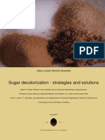Sugar Decoloration Strategies and Solutions