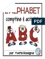 Comptineetactivitespourlalphabet French Alphabet Poemand Activities