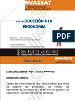 Valencia 2014 Nivel básico 1  Ponencia Ergonomia Pilar Sureda 2