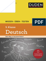 Duden, Wissen Üben Testen - Deutsch 9 Klasse