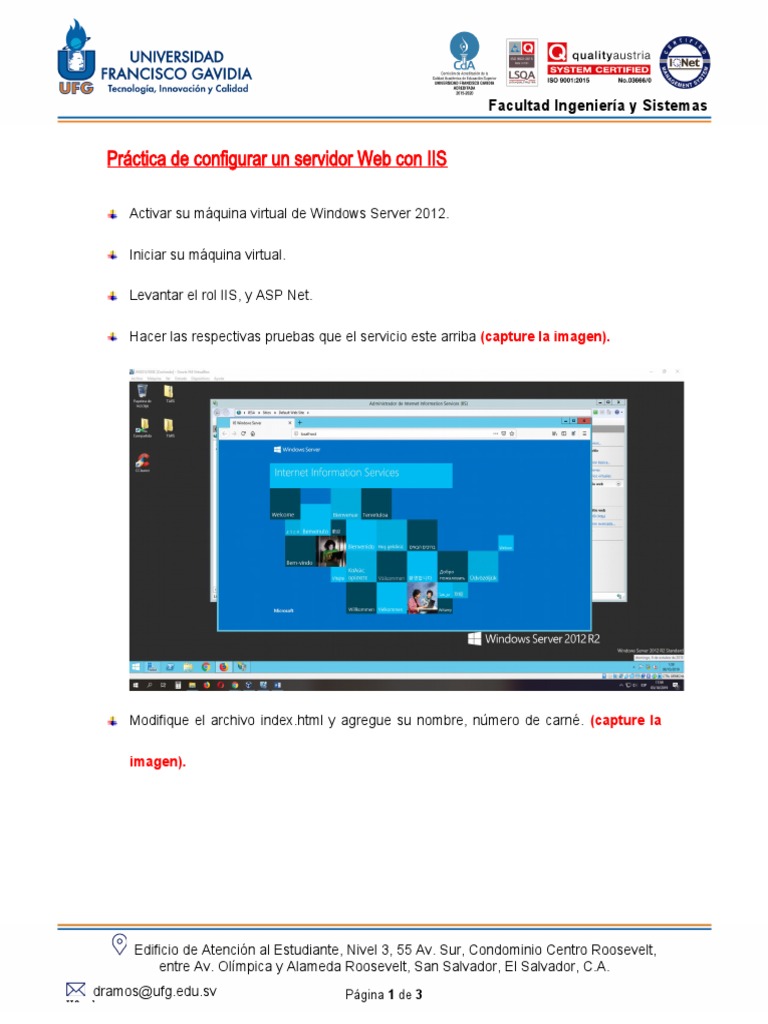 Configuración de IIS en Windows Server | PDF