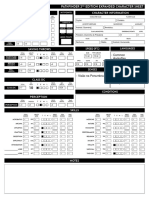 Ability Scores Character Information: Pathfinder 2 Edition Expanded Character Sheet