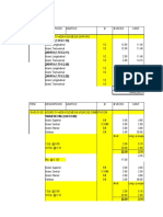 Calculo de Materiales Proyecto Restaurant