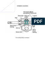 How to dismantle and inspect a recirculating ball steering gear box