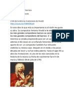 Las 4 Estaciones de Vivaldi y su compositor