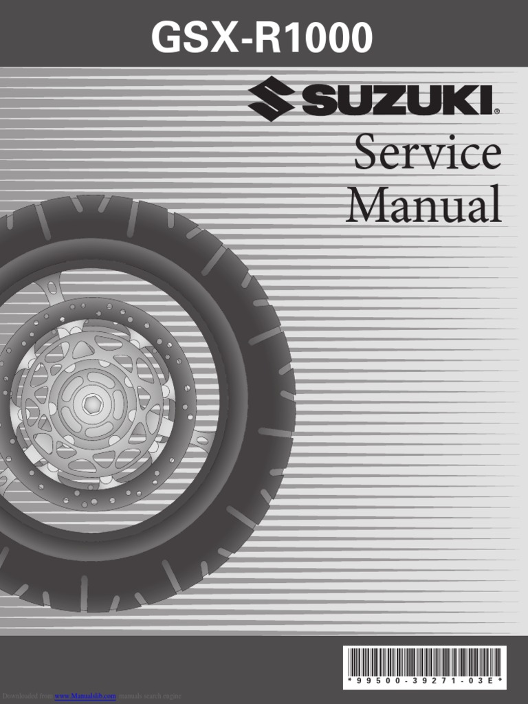 GSXR 1000 Servicemanual | PDF | Brake | Clutch