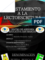 Aprestamiento A La Lectoescritura