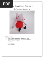 Pig Crochet Pattern 1