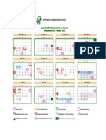 Calendario Dir. Administración y Finanzas Sep2021- Ago2022
