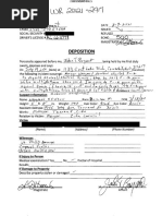 Wayman Newton Harrassment Deposiotion