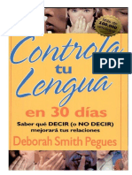 Controla Tu Lengua en 30 Dias- Deborah Smith Pegues