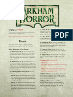 Arkham Horror Third Faq Errata 18-09-2020 Fa 160903