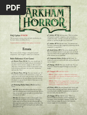 arkham horror the card game rules Roleplaying Core Rulebook Asmodee USA Introducing the new Arkham Horror: