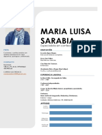 CV - Maria Luisa Sarabia