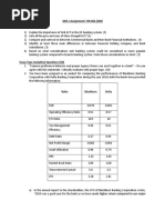 Mid 1 Assignment: FIN 464 (100) Short Questions