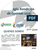 Presentación Estrategia Rendición de Cuentas 2015