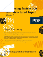 Processing Instruction and Structured Input