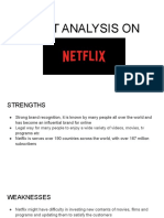 SWOT Analyis On Netflix