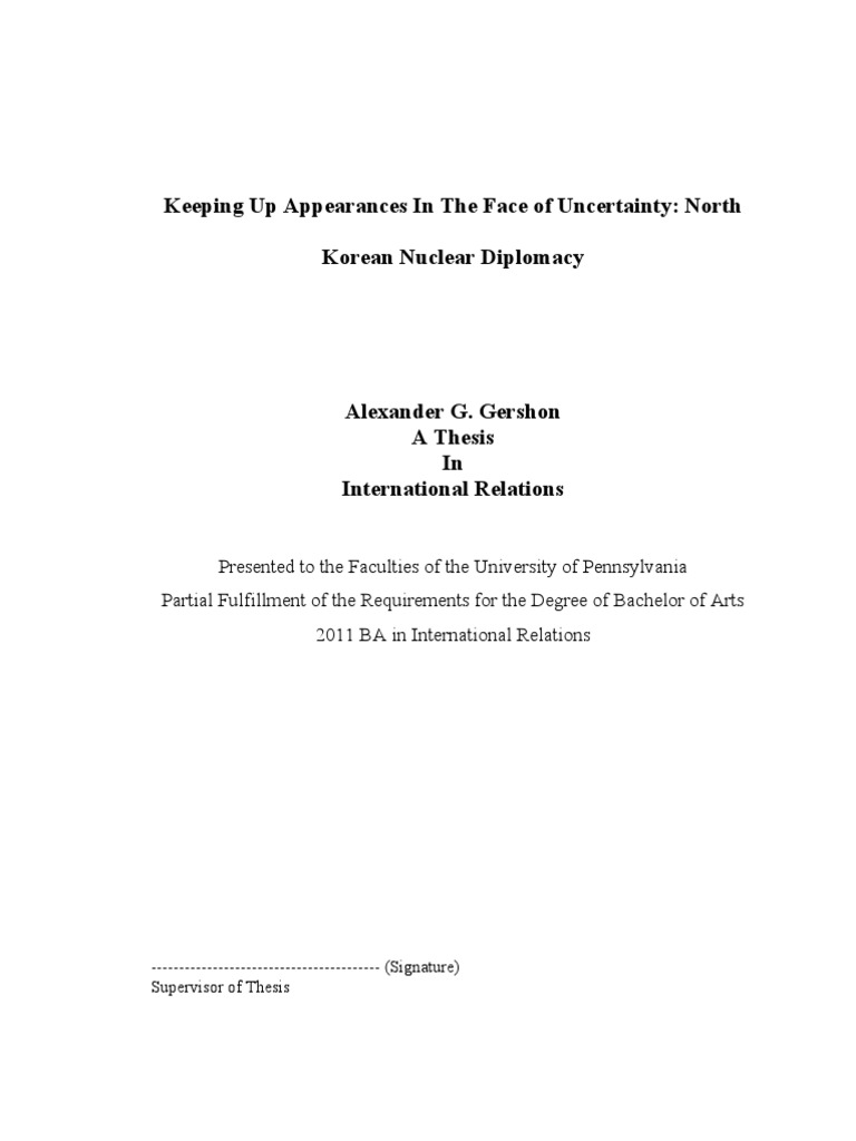 Bachelor thesis example psychology picture