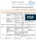 Rúbrica de Evaluación Memorice