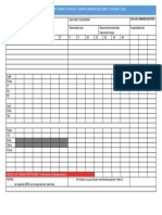 Tabla para pacientes COVID