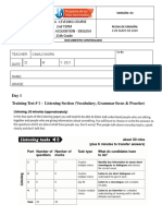 Pet Exam - Leveling Course 2nd TERM Language Acquisition - English 11th Grade